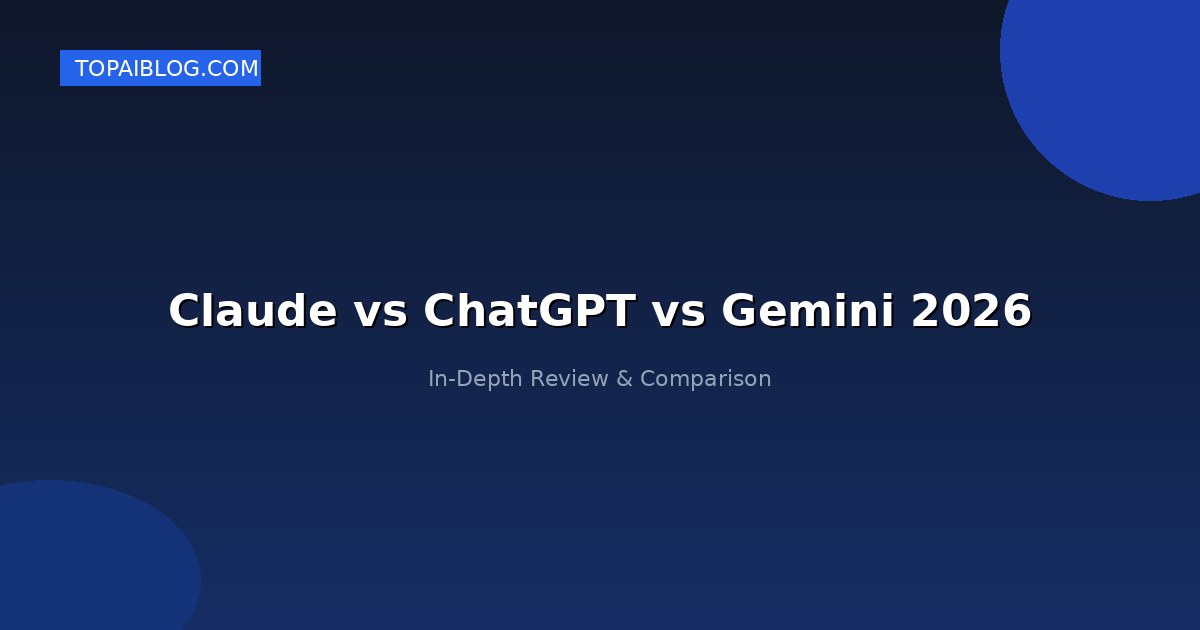 Claude vs ChatGPT vs Gemini 2026: Which AI Assistant Is Best for Content Creation?